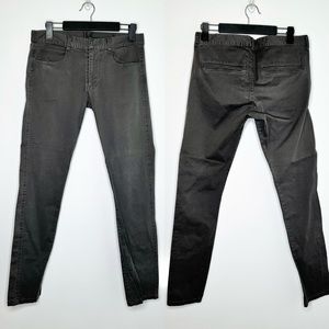Emerson Fry Charcoal Gray Straight Skinny Chinos